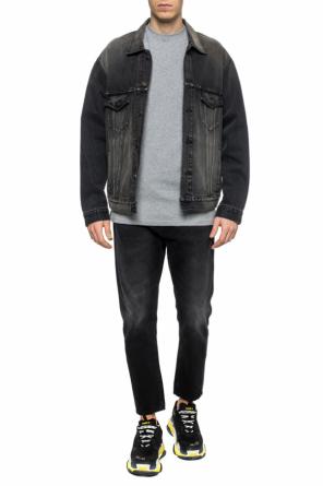 Kurtka jeansowa z przetarciami, zdjęcie 2 Kurtka jeansowa z przetarciami od Balenciaga